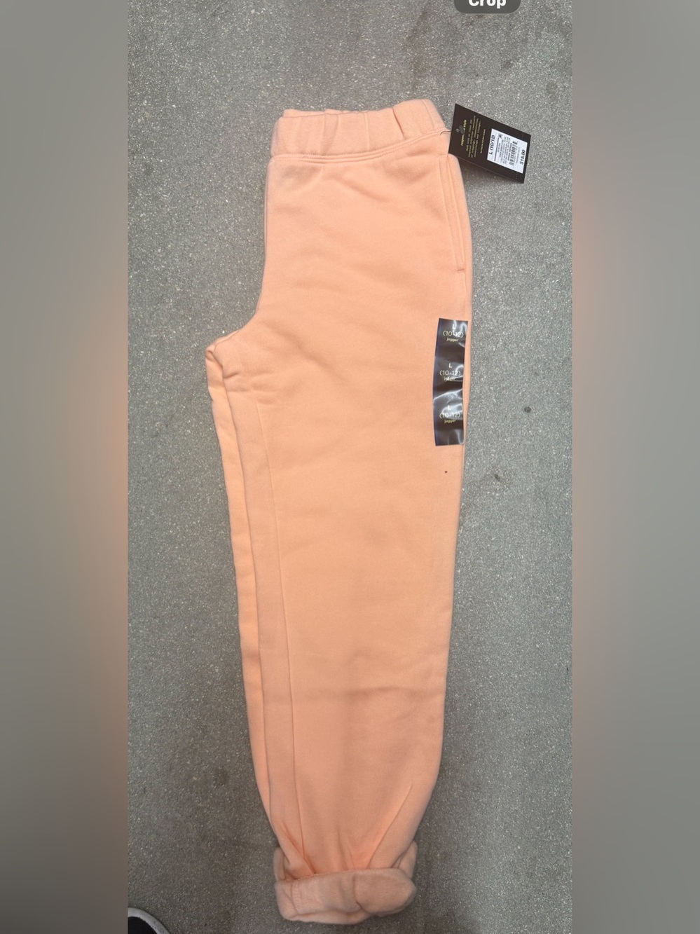 Kids Peach Jogger Bottoms